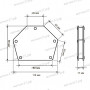 Магнитный угольник для сварки для 6 углов Forceberg, усилие до 23 кг