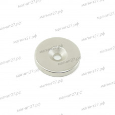 Магнитный диск 30х5 мм с зенковкой 5/10 мм